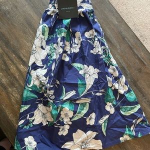 Cynthia Rowley floral A-line skirt